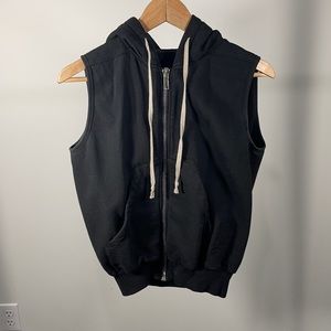 Flawless Rick Owens Full Zip Hoodie Vest